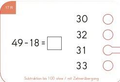 Odejmowanie w Zakresie 100. Karty WiemTo