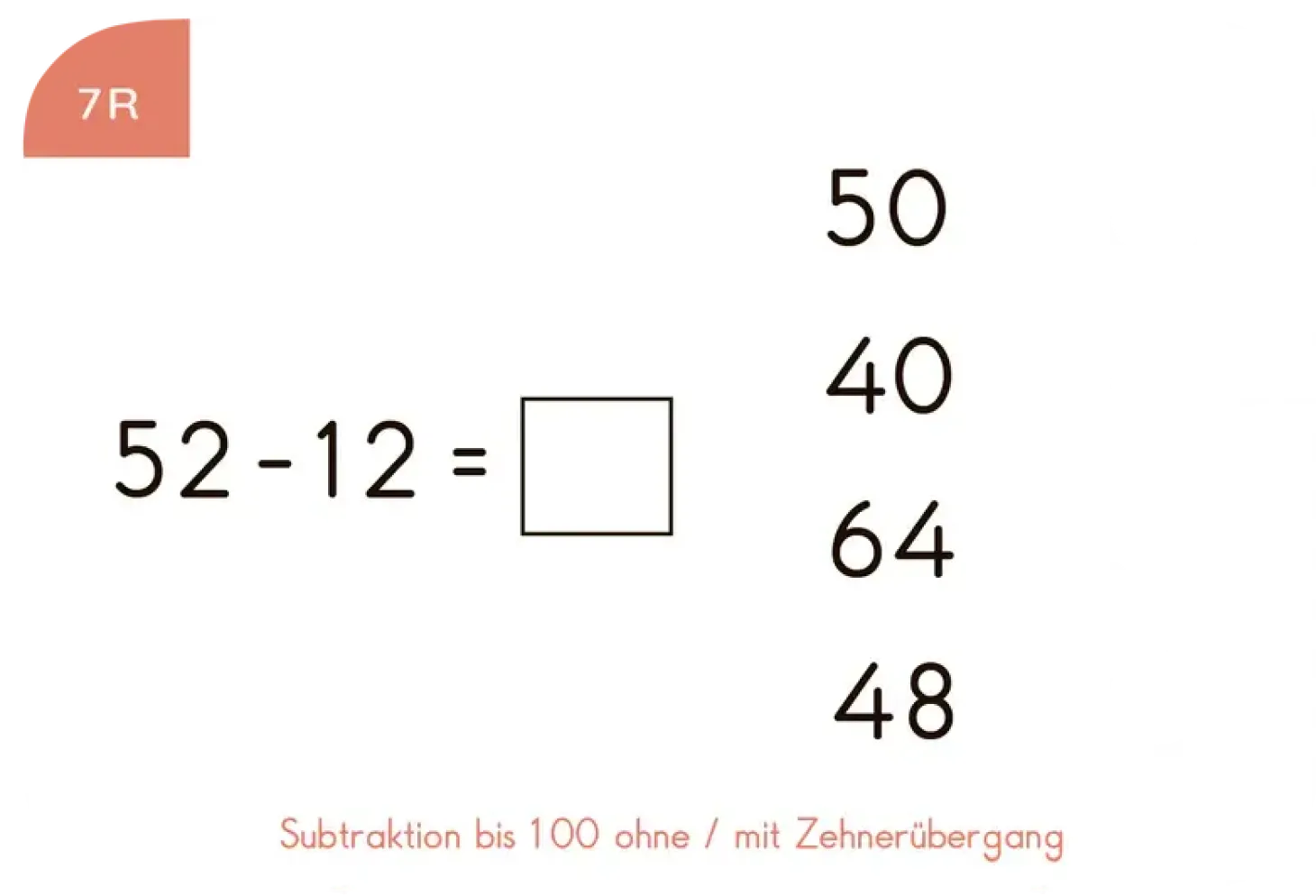 Odejmowanie w Zakresie 100. Karty WiemTo