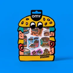 Odlotowe winylowe naklejki - BIG BURGER