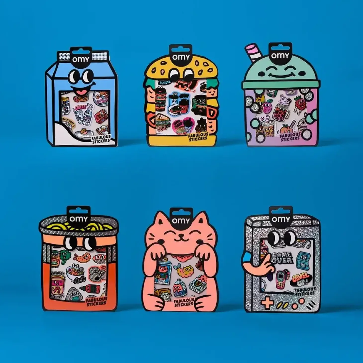 Odlotowe winylowe naklejki - BIG BUBBLE TEA