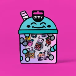 Odlotowe winylowe naklejki - BIG BUBBLE TEA