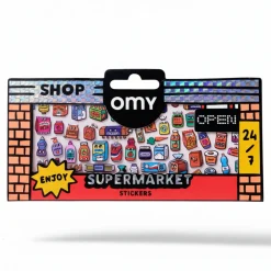 Odlotowe winylowe naklejki - BOUTIQUE SUPERMARKET