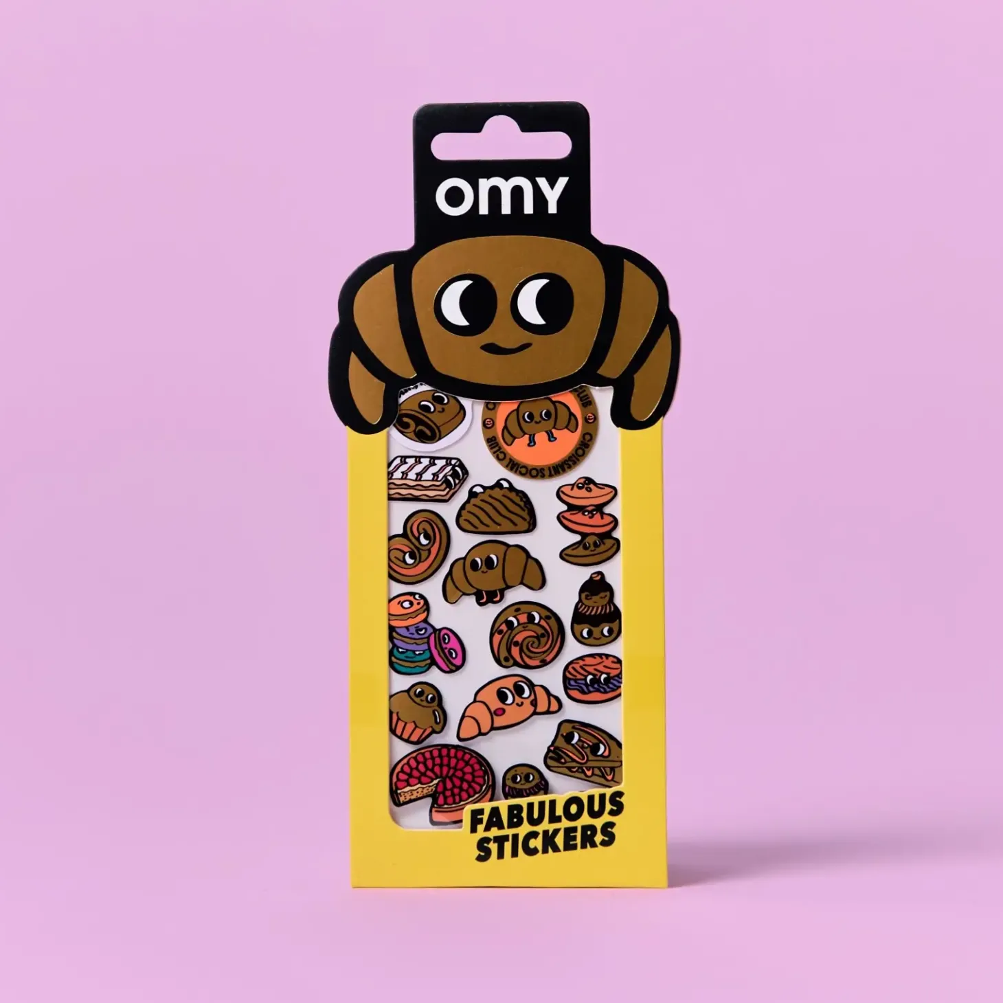 Odlotowe winylowe naklejki - ICONIC CROISSANT
