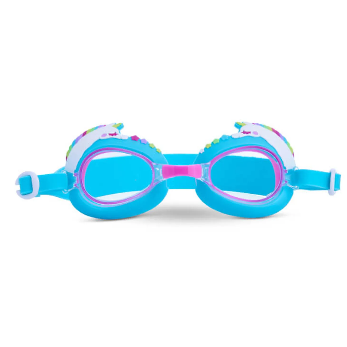 Okulary do pływania Aqua2ude - Uroczy jednorożec turkus 3+