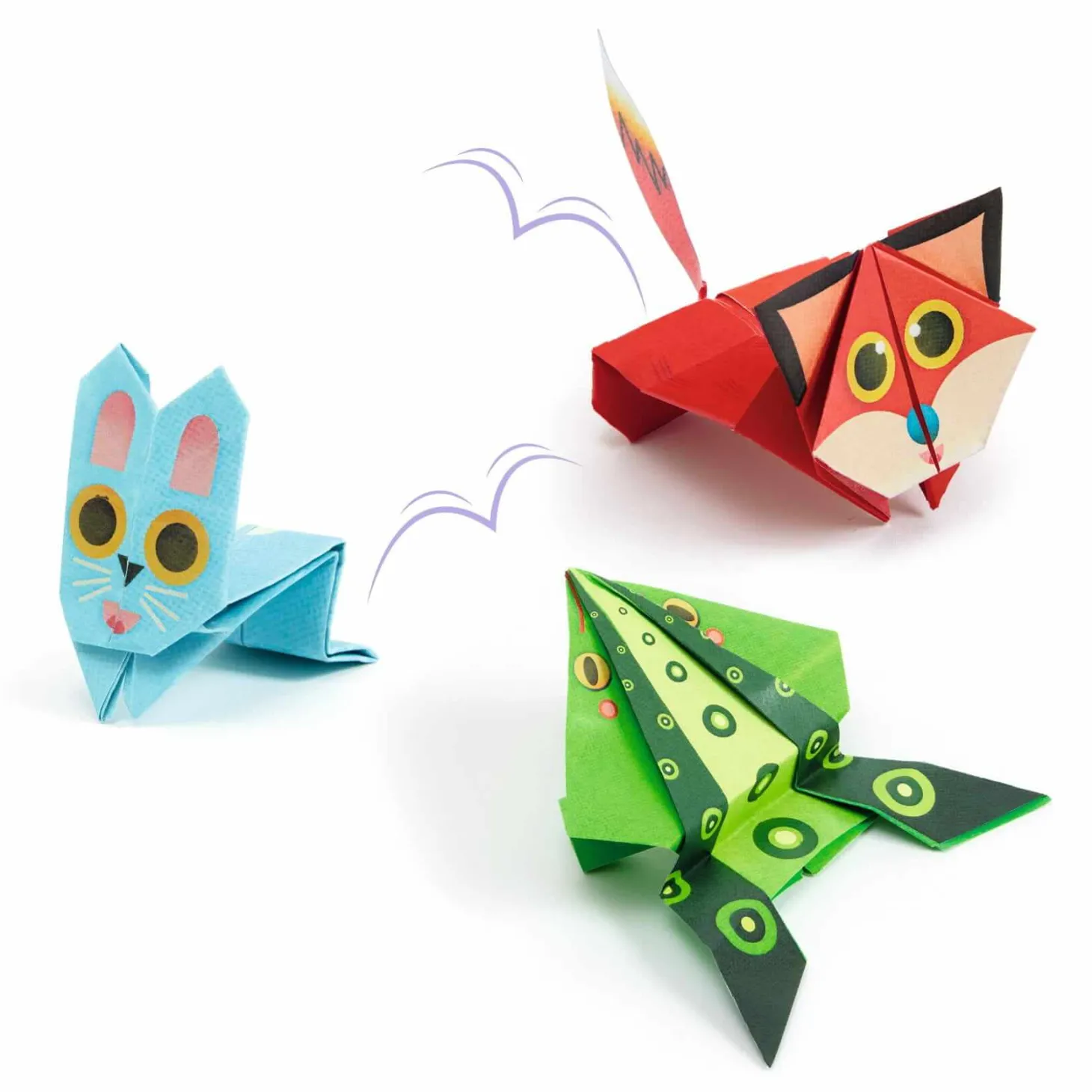 Origami - skaczące zwierzątka