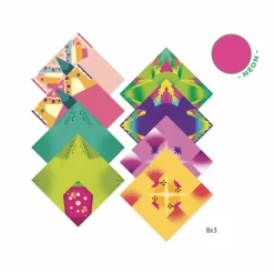 Origami TROPIKI (neonowe)