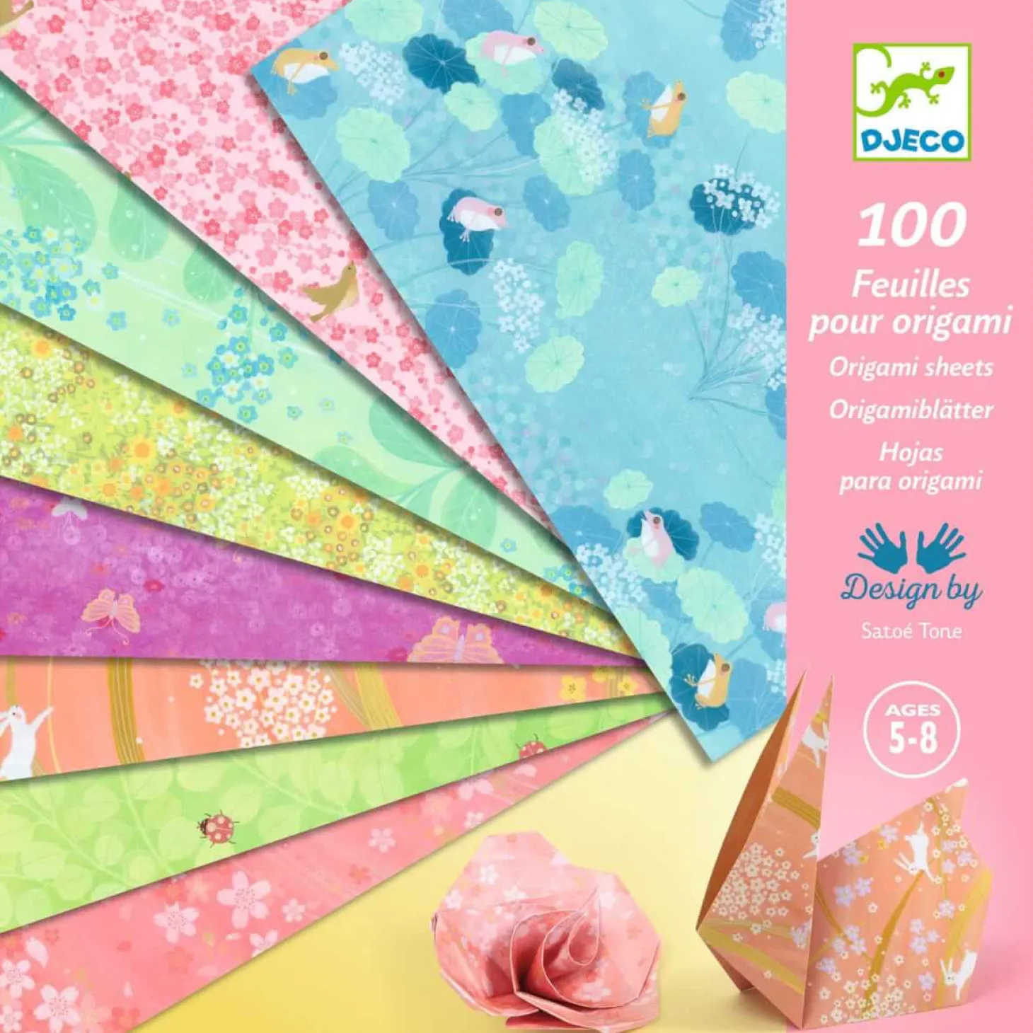 Ozdobne kartki do origami 100 szt. HARU