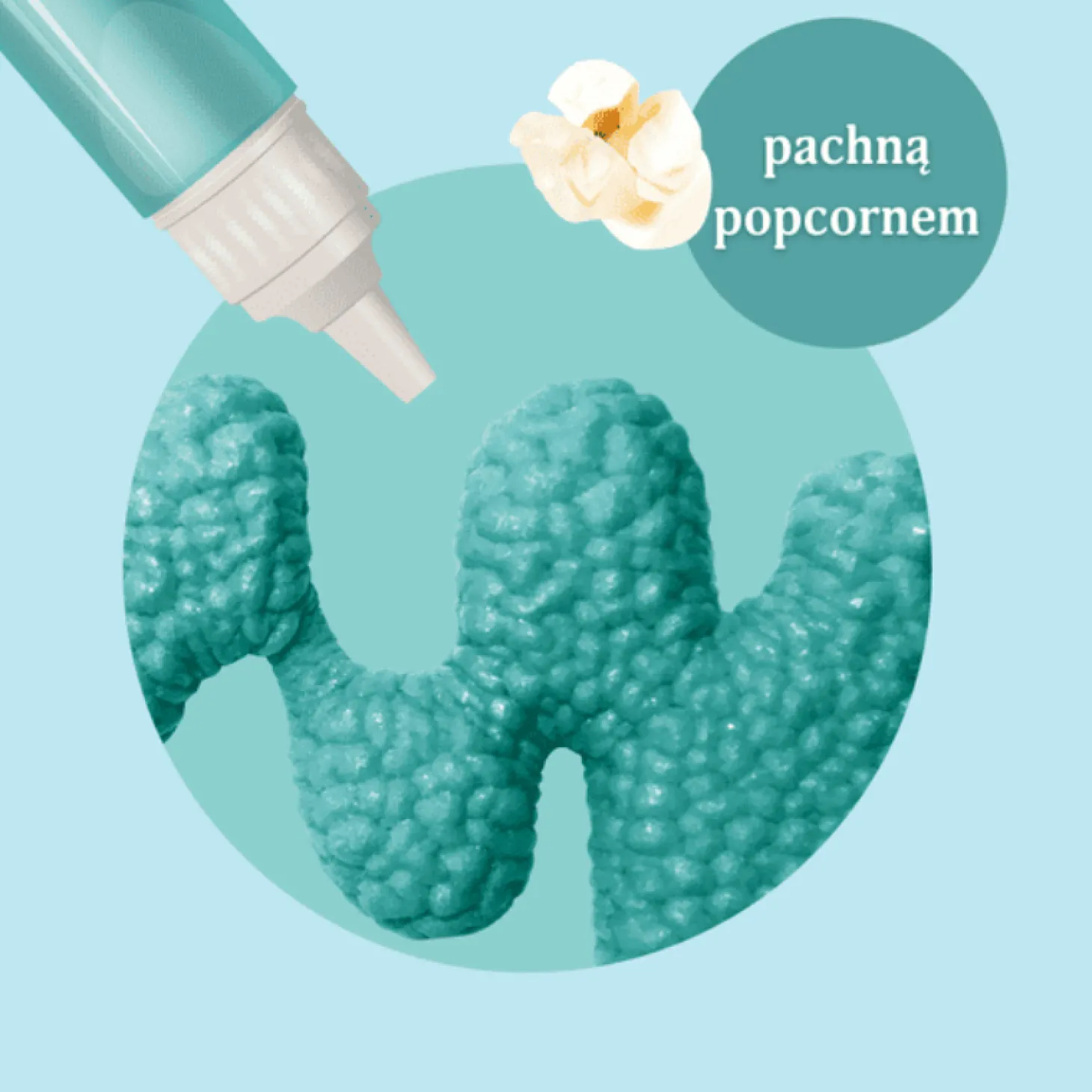 Pachnące Pisaki Popcornowe 3D