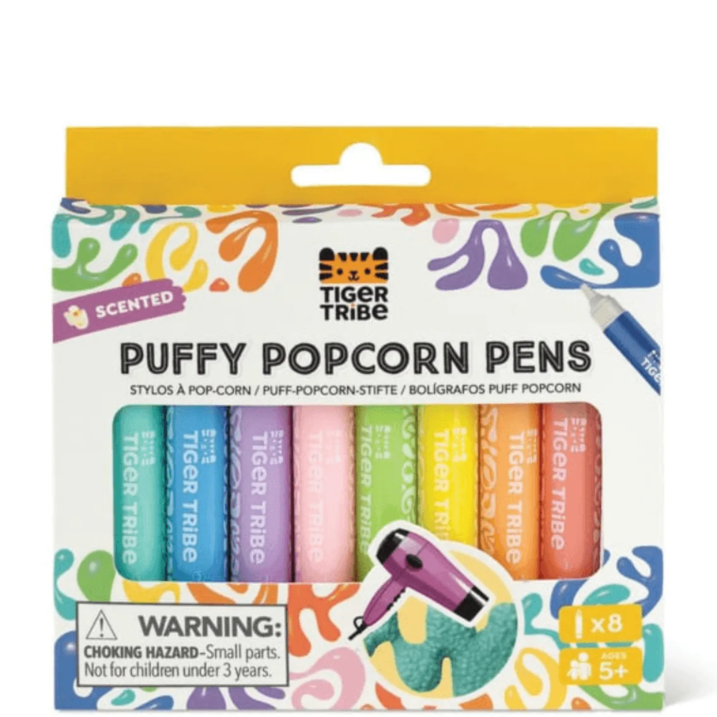 Pachnące Pisaki Popcornowe 3D