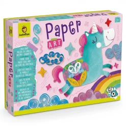 PAPER ART - zestaw kreatywny z JEDNOROŻCAMI - sztuka zdobienia papierem