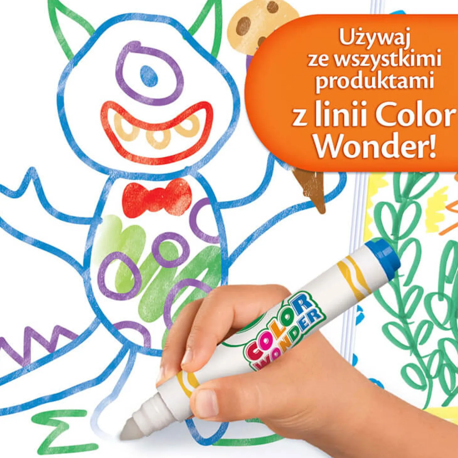 Papier do kolorowania magicznymi flamastrami Color Wonder Mess Free 3+