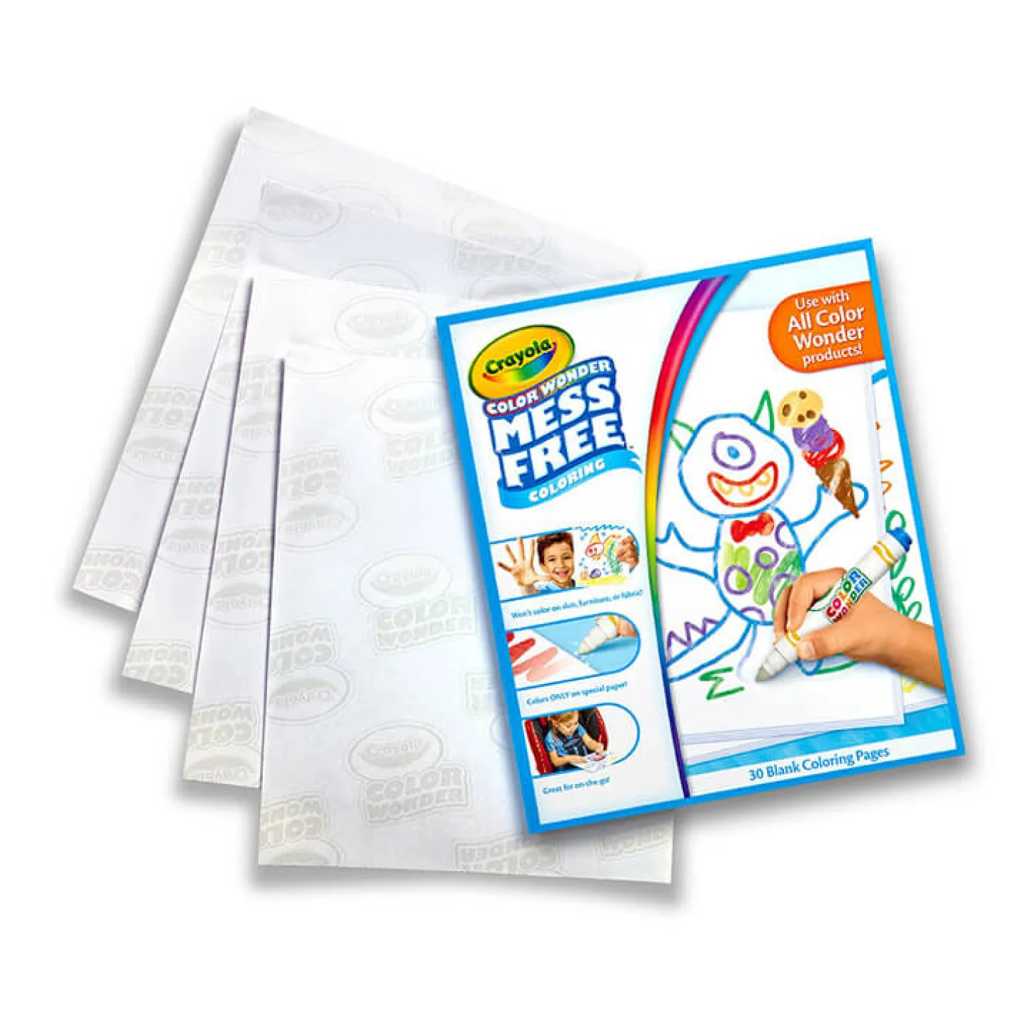 Papier do kolorowania magicznymi flamastrami Color Wonder Mess Free 3+
