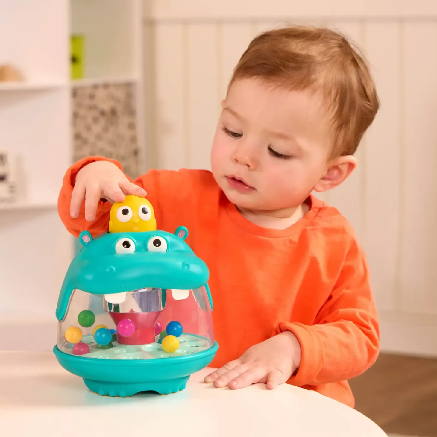 Party Pop Hippo – hipopotam z wirującymi kuleczkami