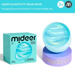 Perłowa masa sensoryczna Pearly Putty - blue wave