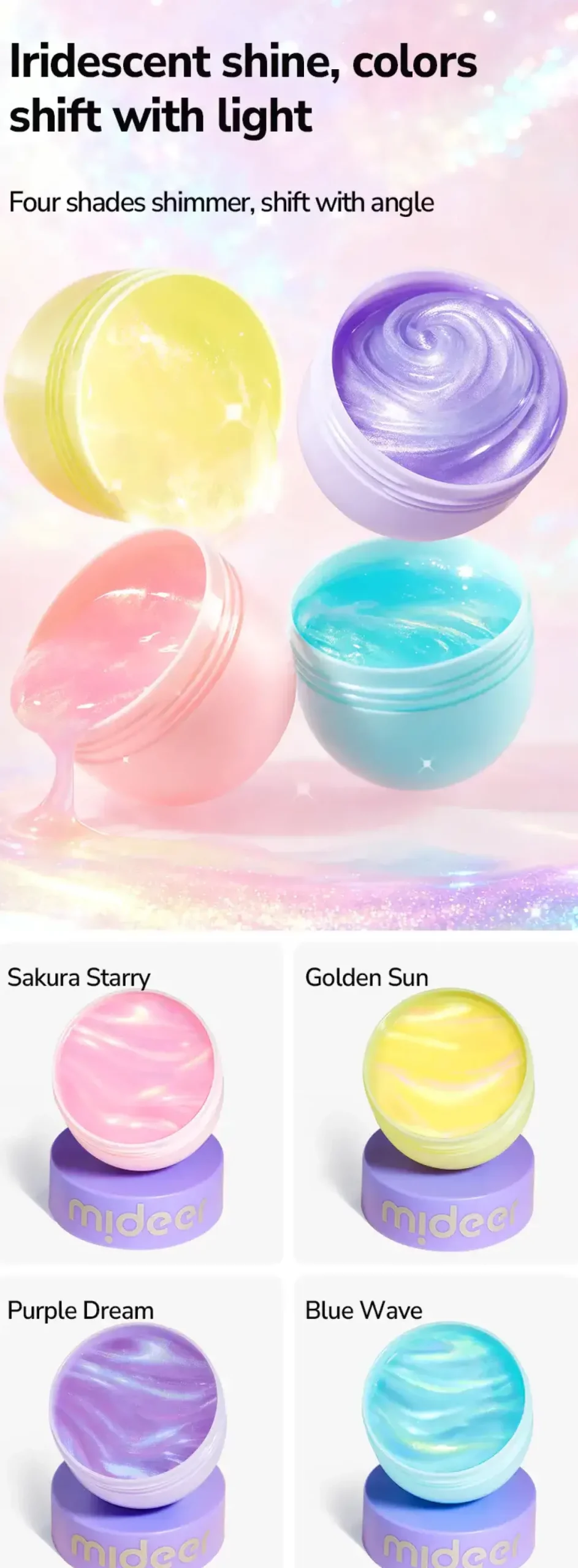 Perłowa masa sensoryczna Pearly Putty - sakura pink