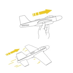 Piankowy mały szybowiec