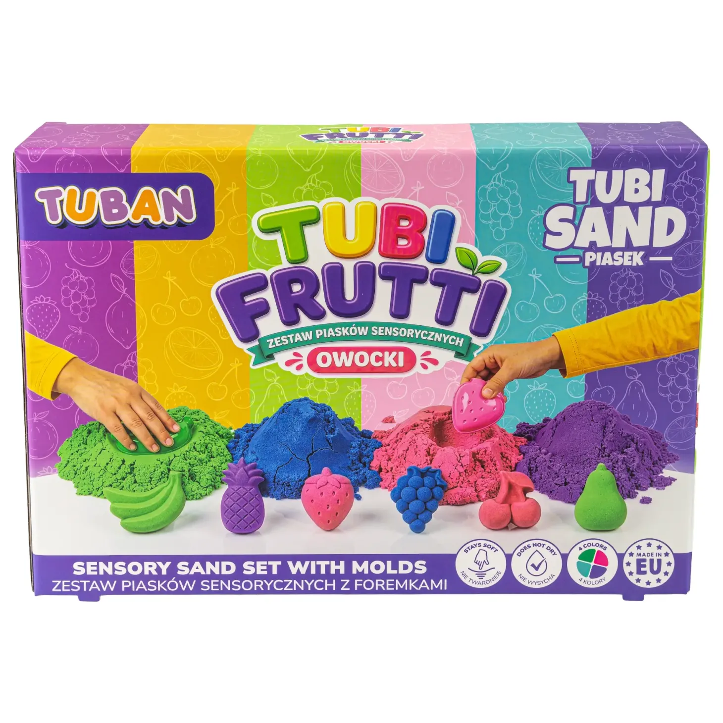 Piasek Sensoryczny Zestaw - Tubi Frutti