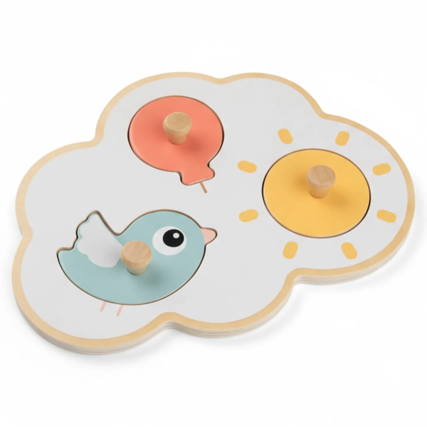 Pierwsze Puzzle z Uchwytami Happy Clouds