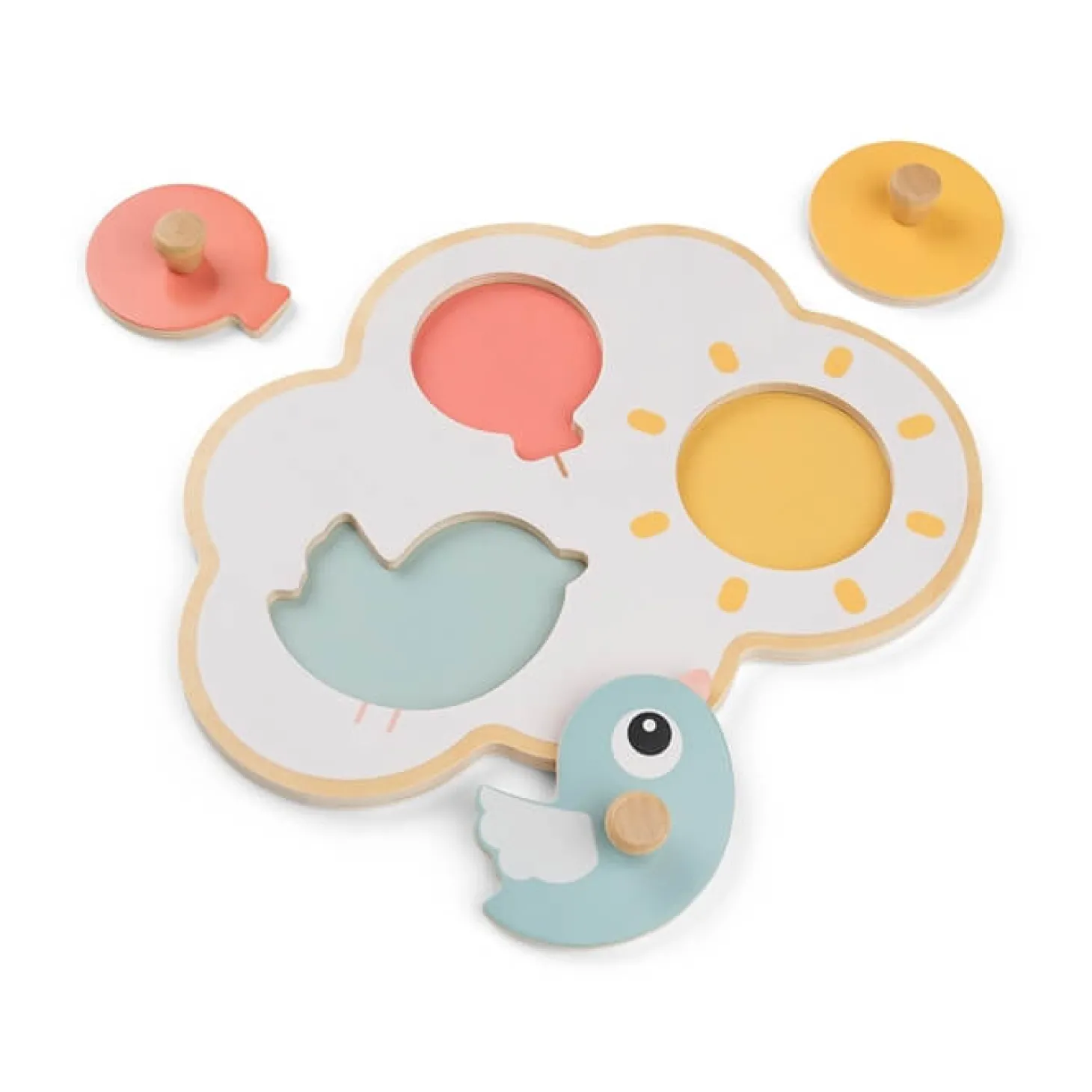 Pierwsze Puzzle z Uchwytami Happy Clouds