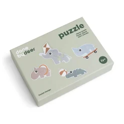 Pierwsze puzzle Zwierzątka na Placu Zabaw Playground