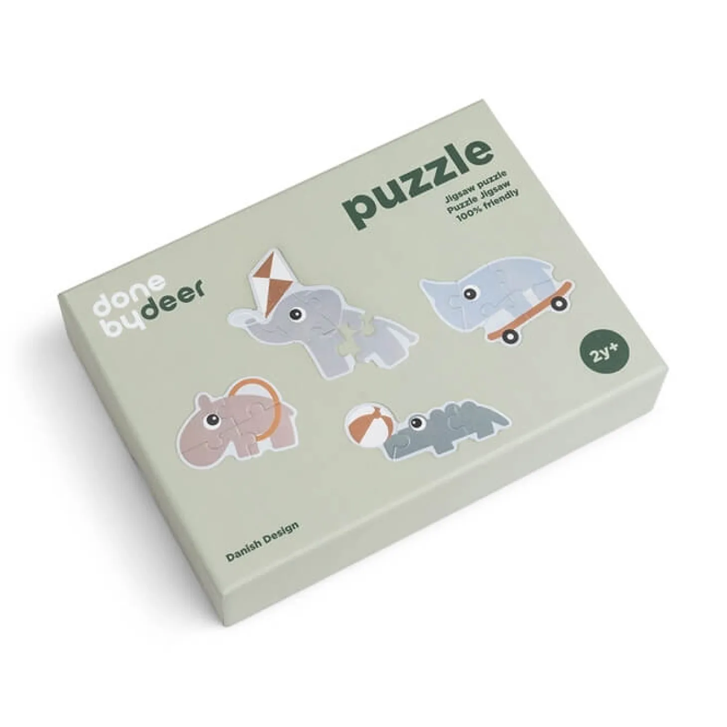 Pierwsze puzzle Zwierzątka na Placu Zabaw Playground