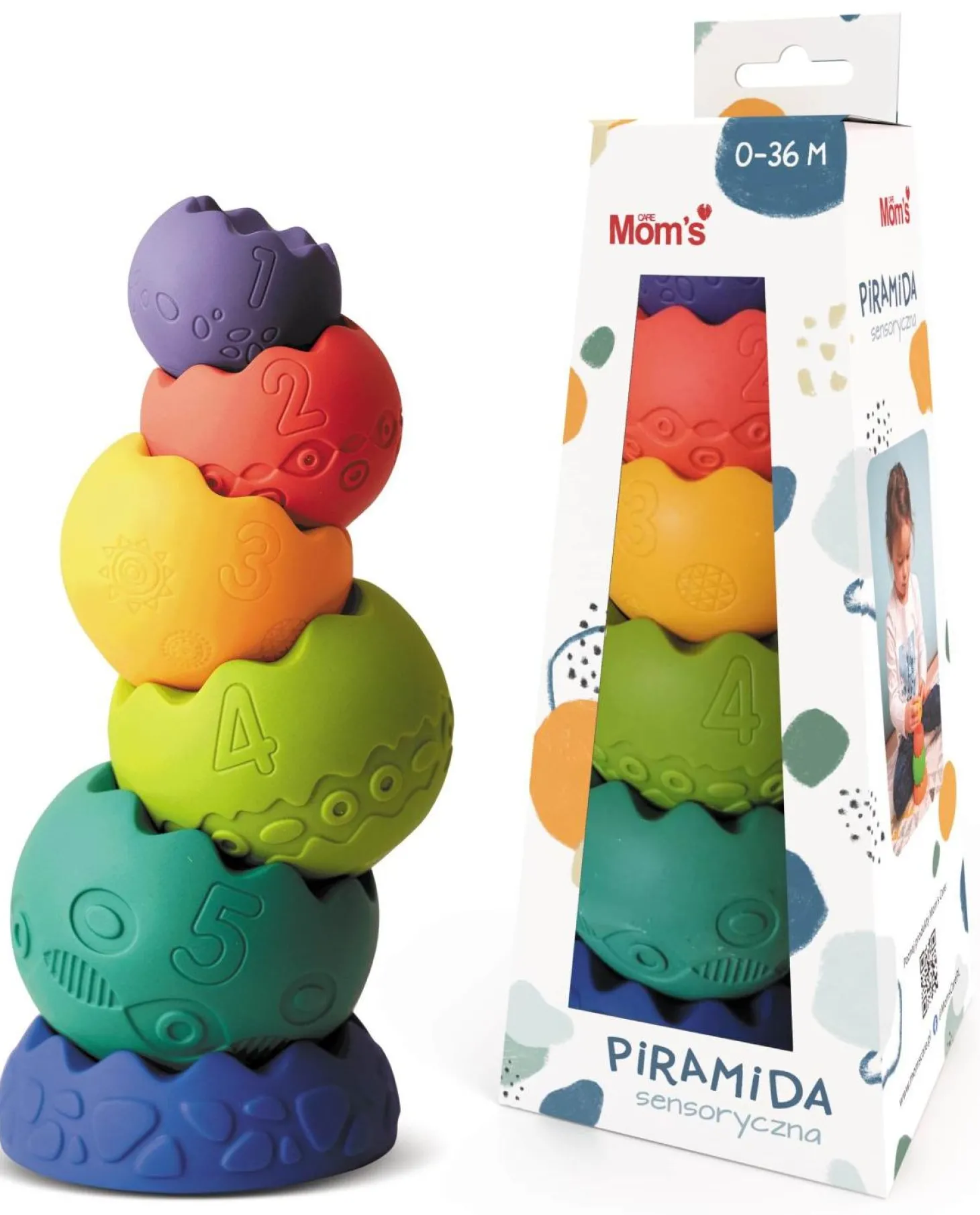 Piramida Sensoryczna pastelowa
