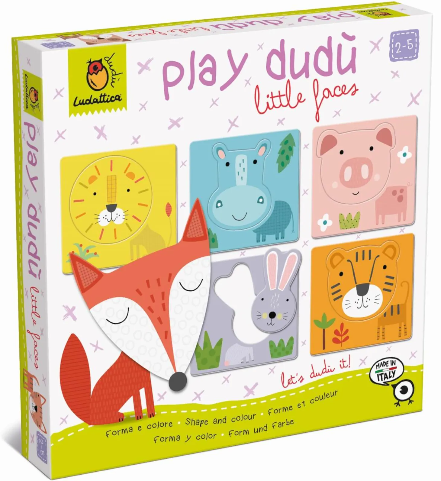 PLAY DUDÙ - gra, układanka “czyj to pyszczek?” - kształty, kolory, zwierzęta
