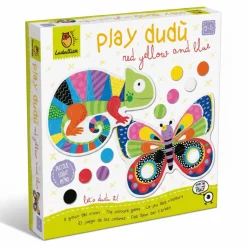 PLAY DUDÙ - zestaw edukacyjny dla najmłodszych 2w1 - KOLORY - puzzle konturowe i gra memo