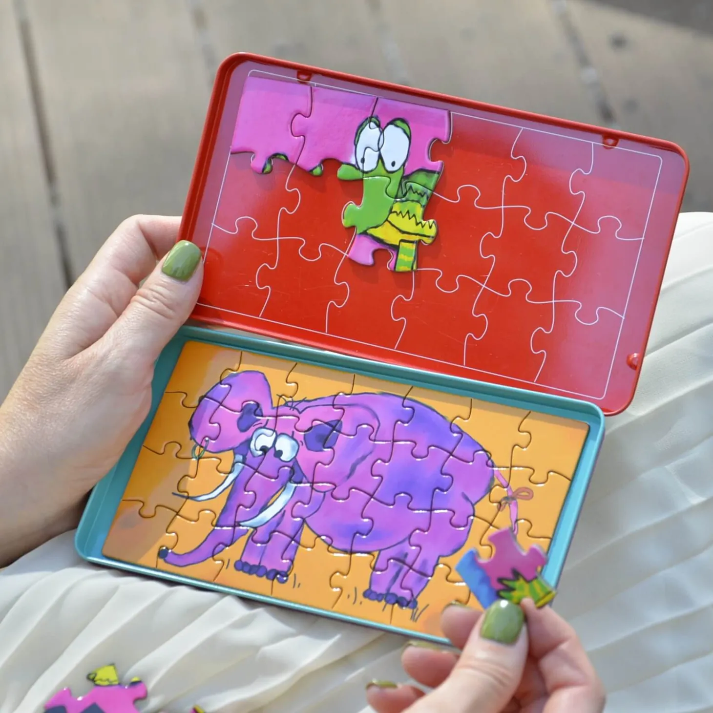 Podróżna gra magnetyczna - Puzzle magnetyczne