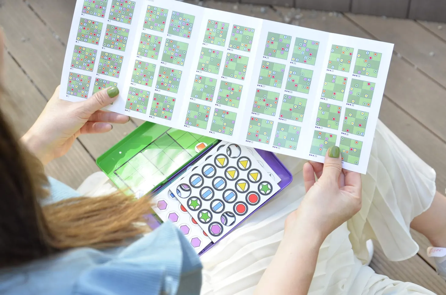 Podróżna gra magnetyczna - Sudoku Kształty