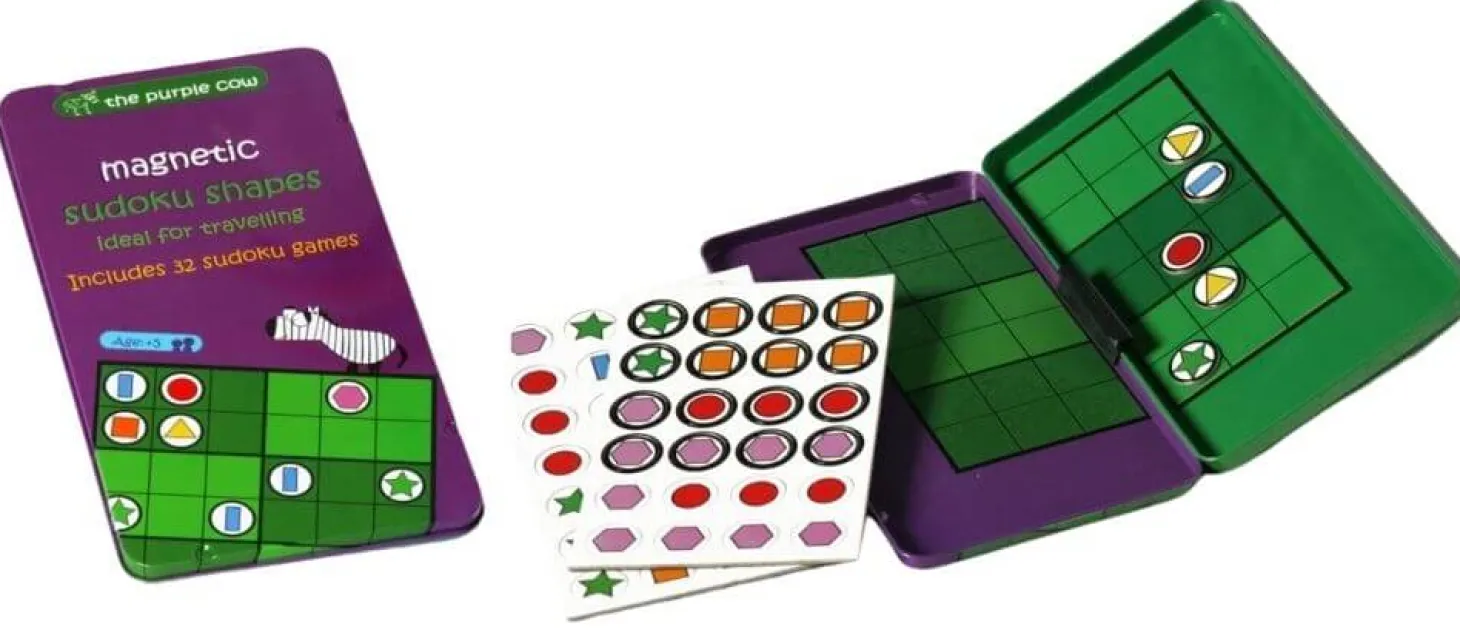 Podróżna gra magnetyczna - Sudoku Kształty