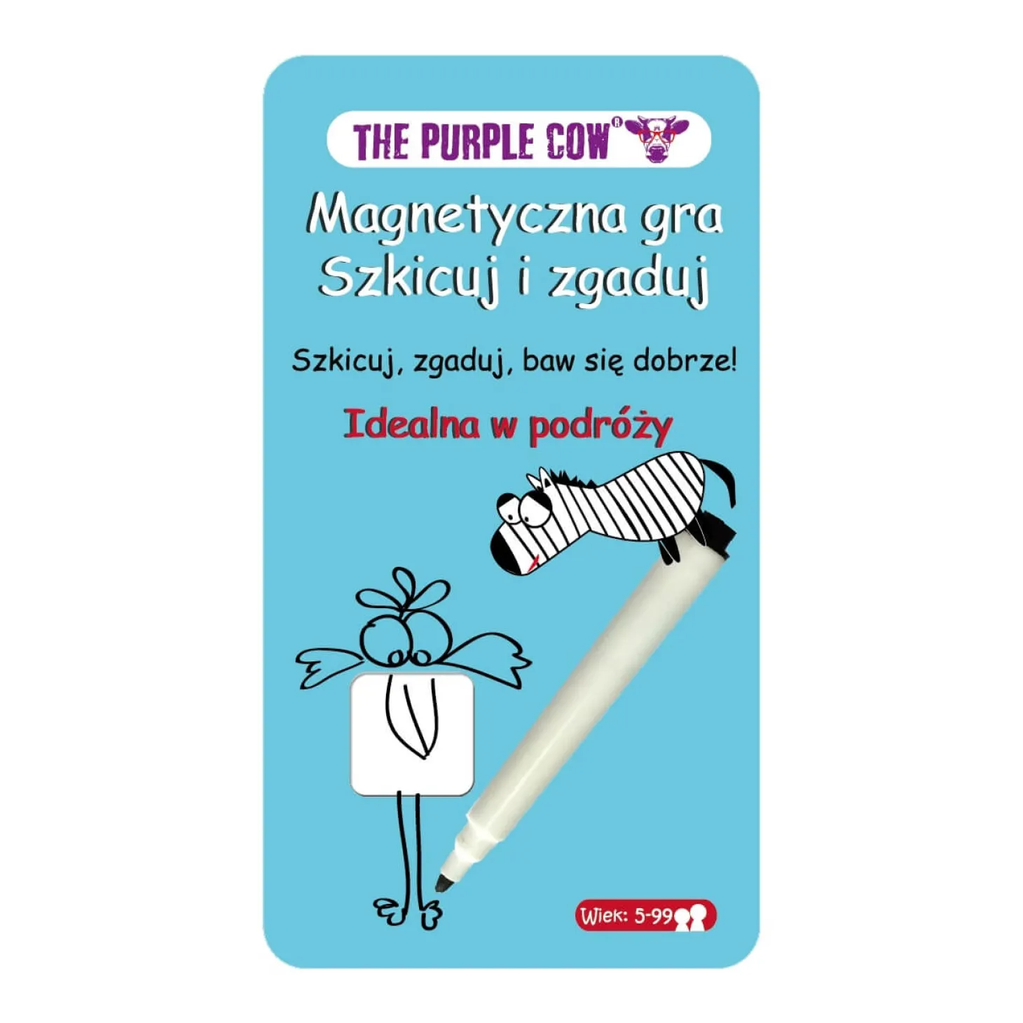 Podróżna gra magnetyczna - Szkicuj i Zgaduj