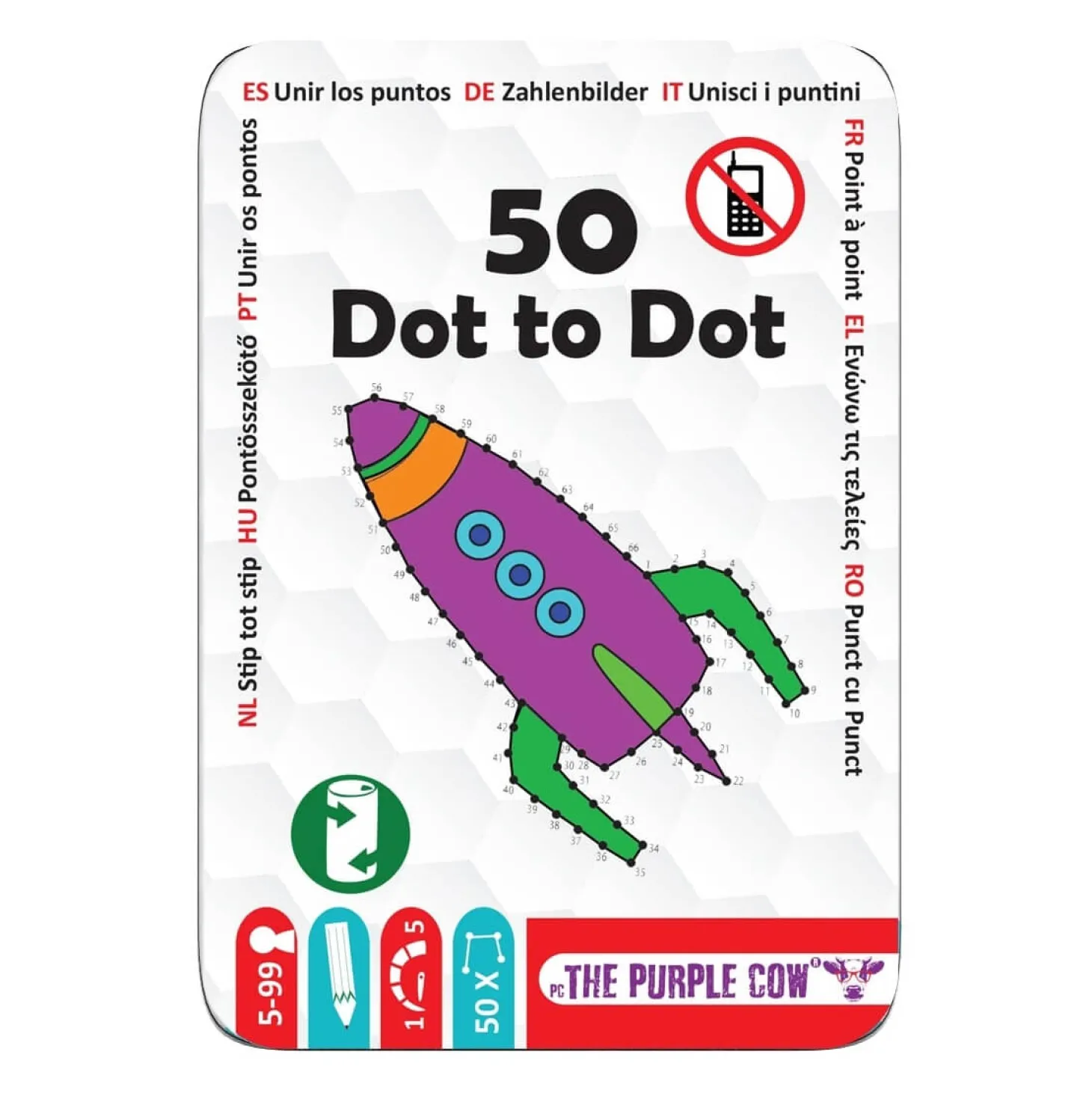 Podróżne łamigłówki - 50 Połącz Kropki
