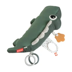 Poduszka z zabawkami Croco green