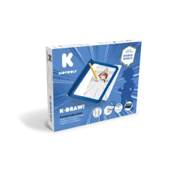 Podświetlany tablet do nauki pisania i rysowania KIDYDRAW-PRO - niebieski