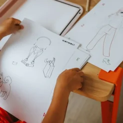 Podświetlany tablet do nauki pisania i rysowania KIDYDRAW-PRO - różowy