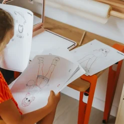 Podświetlany tablet do nauki pisania i rysowania KIDYDRAW-PRO - różowy