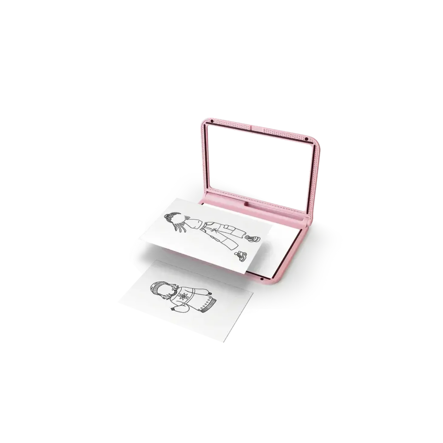 Podświetlany tablet do nauki pisania i rysowania KIDYDRAW-PRO - różowy