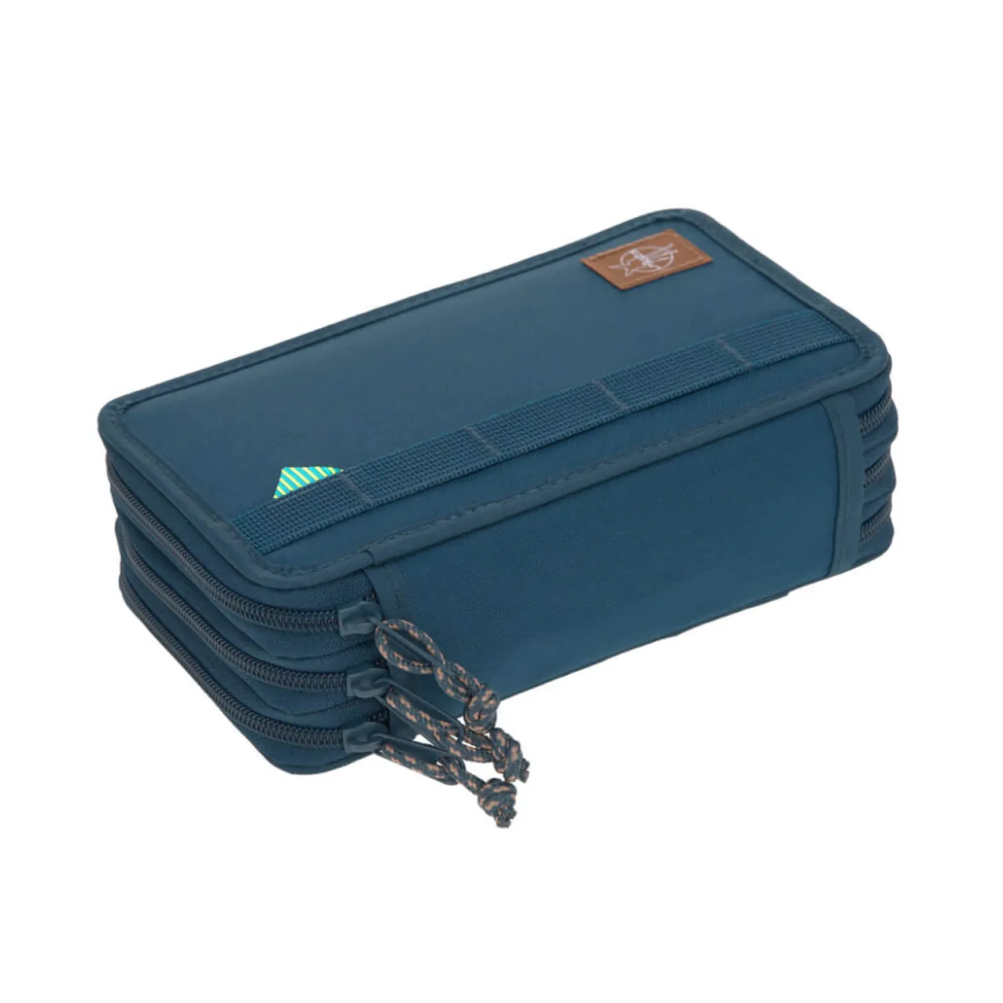 Potrójny piórnik – etui z wyposażeniem Unique, navy