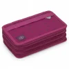 Potrójny piórnik – etui z wyposażeniem Unique, speckles berry