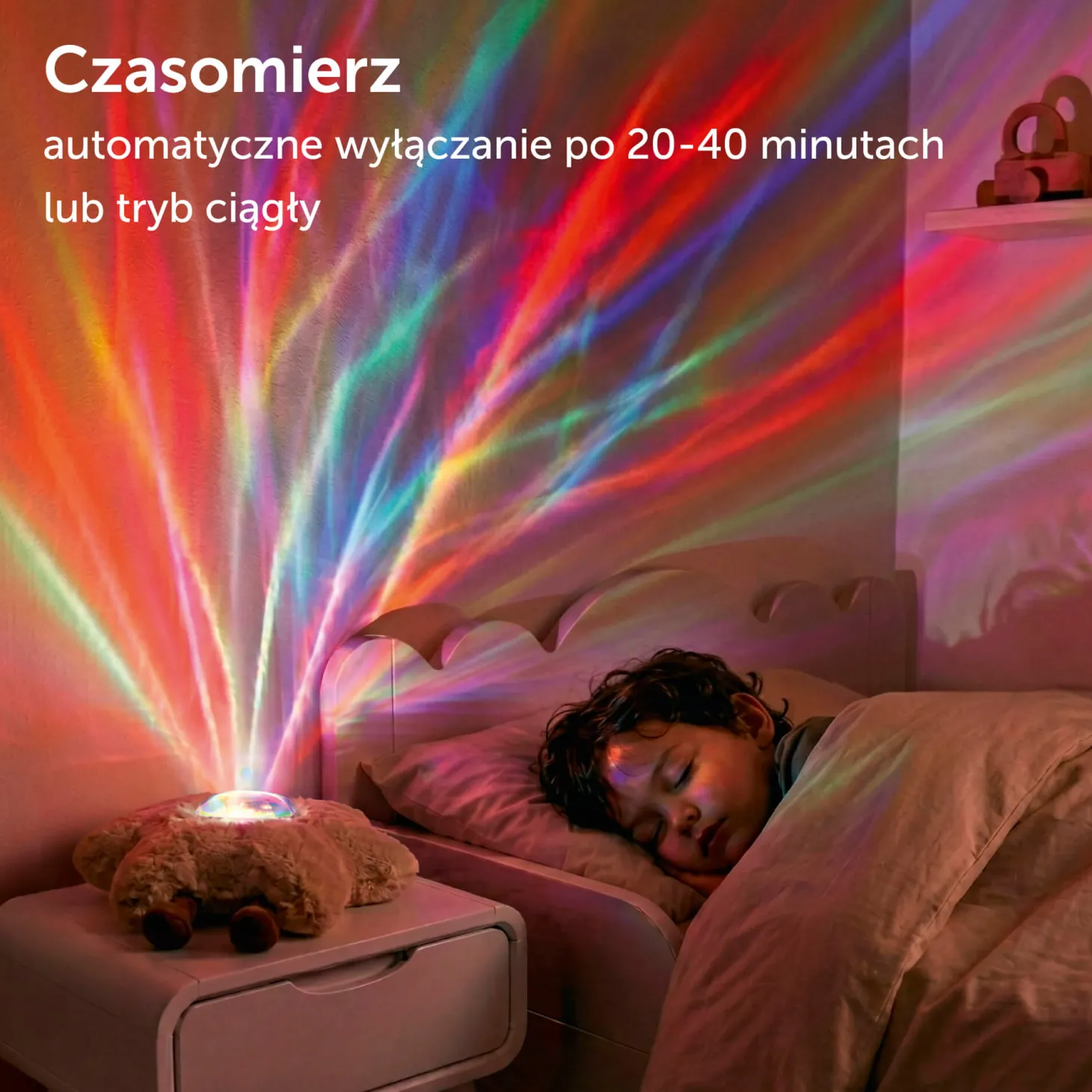 Projektor zorzy polarnej Gaia Beige