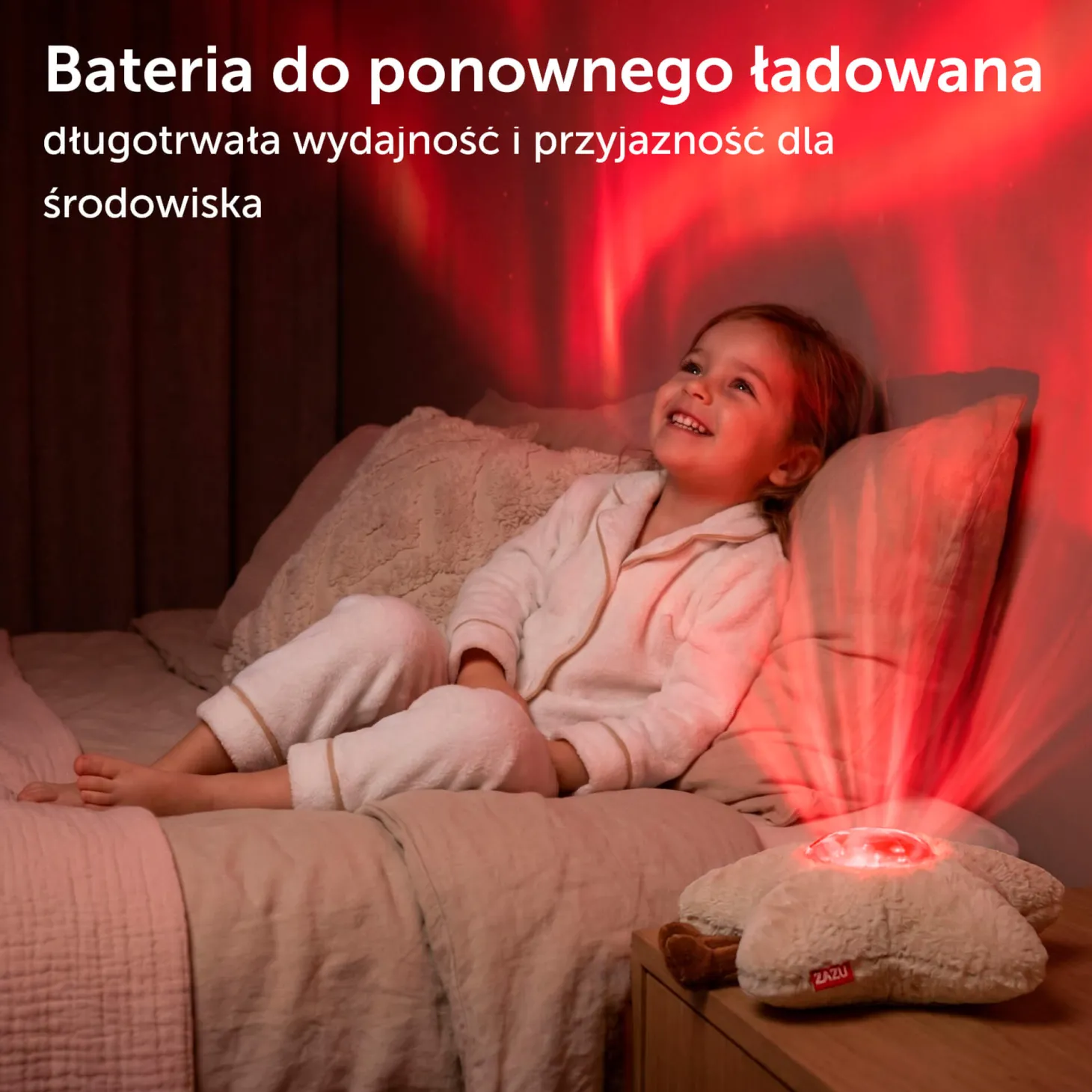 Projektor zorzy polarnej Gaia Beige