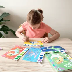 Przenośne kolorowanki wodne – Dinozaury