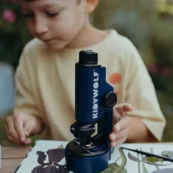 Przenośny mikroskop KIDYMICROSCOPE - granatowy
