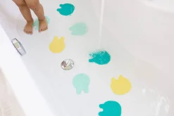 Przyssawki antypoślizgowe do wanny meduzy Grippi Jellyfish - Minty yellow