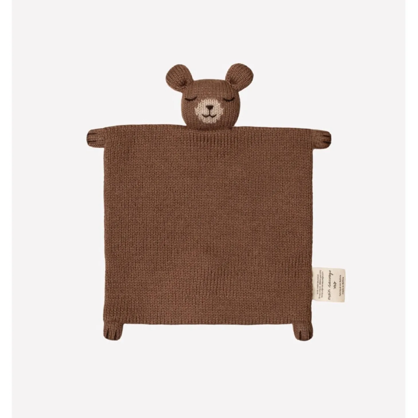 Przytulaczek z wełny aplaki - teddy nut