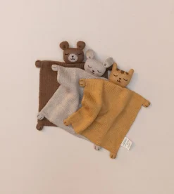 Przytulaczek z wełny aplaki - teddy nut