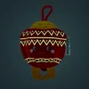 Przytulanka bombka dwustronna elf - bombka różowa