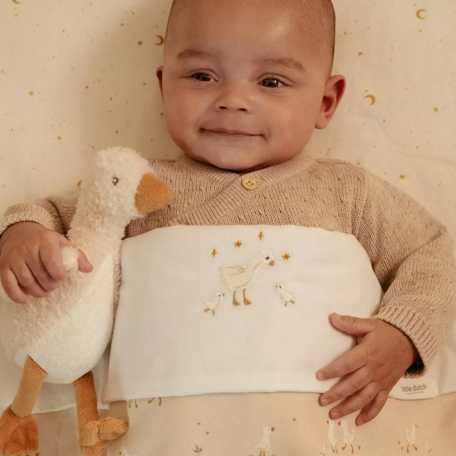 Przytulanka gąska 17 cm Newborn Naturals