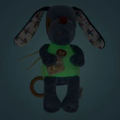 Przytulanka z pozytywką i elementami fluorescencyjnymi Piesek Jules 0m+